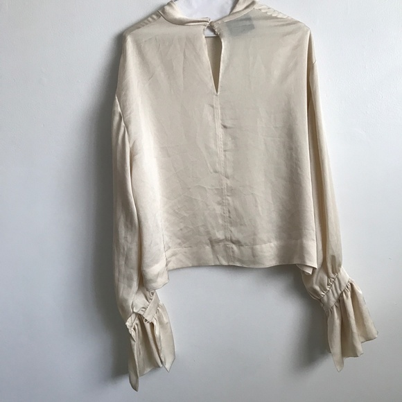 CUT Long Sleeve Blouse Ruffle Cuff Pullover Womens 36 - Picture 7 of 10
